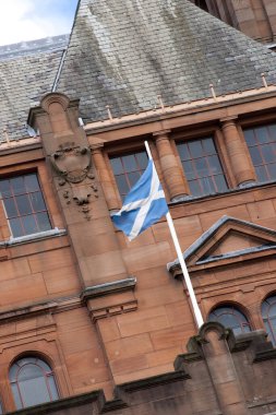 Glasgow, İskoçya, 8 Eylül 2013, Kelvingrove Sanat Galerisi ve Argyle Caddesi yakınlarındaki Kelvingrove Park Müzesi