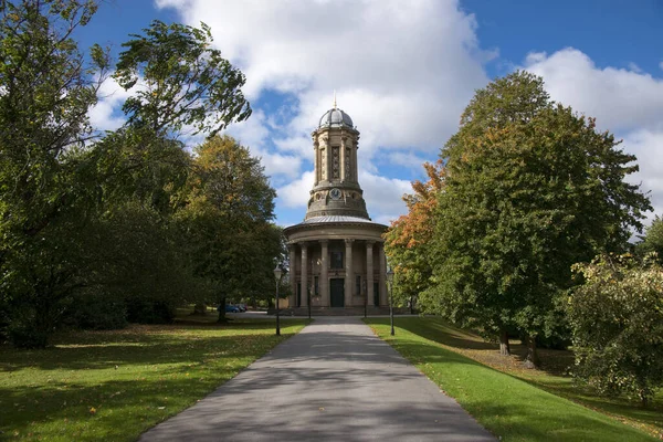 Saltaire Bradford West Yorkshire Octubre 2013 Vista Del Saltaire United — Foto de Stock