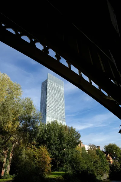 Manchester Gran Manchester Reino Unido Octubre 2013 Torre Beetham También — Foto de Stock