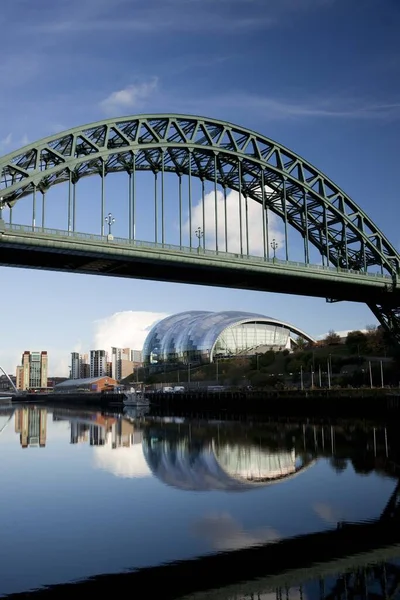 Newcastle Gateshead Ngiltere Kasım 2012 Tyne Köprüsü Nün Arka Planda — Stok fotoğraf