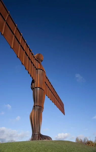 Gateshead Pobliżu Newcastle Wielka Brytania Listopad 2012 Anioł Północy Rzeźby — Zdjęcie stockowe