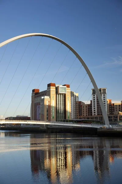 Newcastle Gateshead Wielka Brytania Listopada 2012 Widok Most Millenium Gateshead — Zdjęcie stockowe