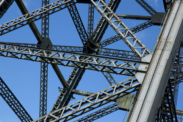 River Clyde, Glasgow, Scotland, UK, September 2013, the historic Finneston Crane