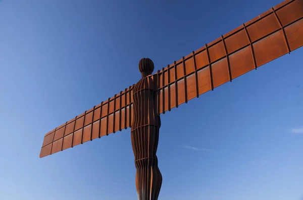 Gateshead Près Newcastle Royaume Uni Novembre 2012 Ange Nord Sculpture — Photo