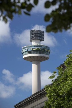 Liverpool, Merseyside, İngiltere, 24 Haziran 2014, Radio City Radyo ve Gözlem Kulesi