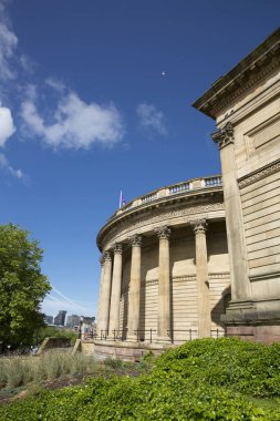Liverpool, Merseyside. Haziran 2014, Walker Sanat Galerisinin dış görünüşü ve girişi