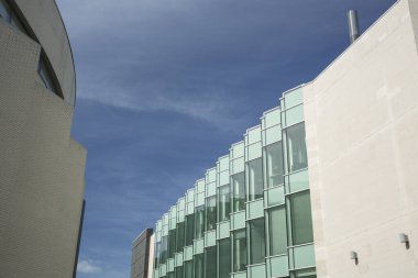 Liverpool, Merseyside, İngiltere, 24 Haziran 2014, Liverpool John Moores Üniversitesi Sanat ve Tasarım Okulu 'nun John Lennon Sanat & Tasarım Binası