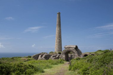 The Crowns Tin Mine Botallack, Cornwall, İngiltere - Haziran 2012
