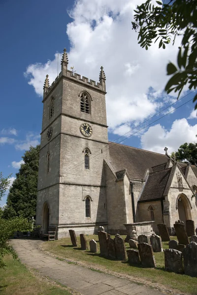 Bladon Woodstock Großbritannien Juli 2013 Begräbnisstätte Von Sir Winston Churchill — Stockfoto