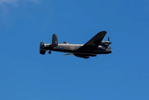 Raf Coningsby Lincolnshire September 2017 Avro Lancaster Bomber Pa474 Battle — Stock Photo, Image