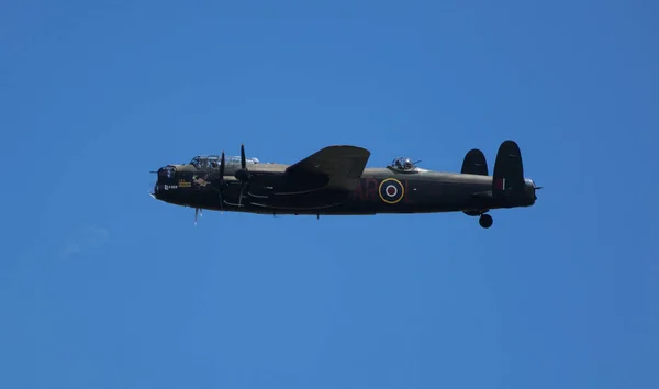 Raf Coningsby Lincolnshire Reino Unido Septiembre 2017 Bombardero Avro Lancaster —  Fotos de Stock