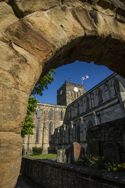 Hexham Northumberland United Kingdom 9Th May 2016 Hexham Abbey — Stock Photo, Image