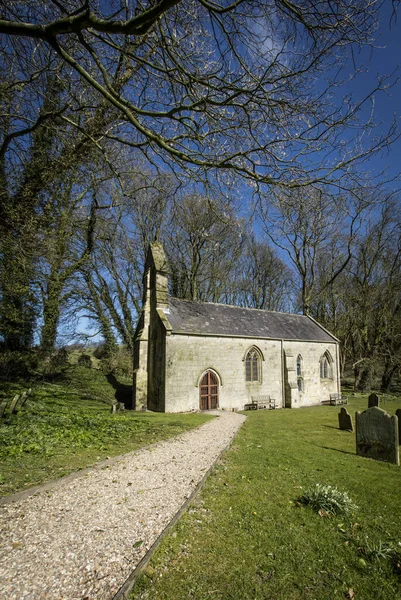 Great Givendale Yorkshire Reino Unido Março 2019 Igreja Saint Ethelburgas — Fotografia de Stock