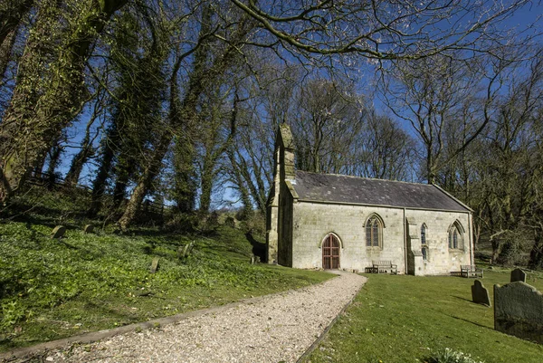 Great Givendale Yorkshire Royaume Uni Mars 2019 Église Saint Ethelburgas — Photo