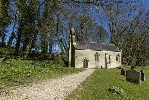 Great Givendale Yorkshire Royaume Uni Mars 2019 Église Saint Ethelburgas — Photo