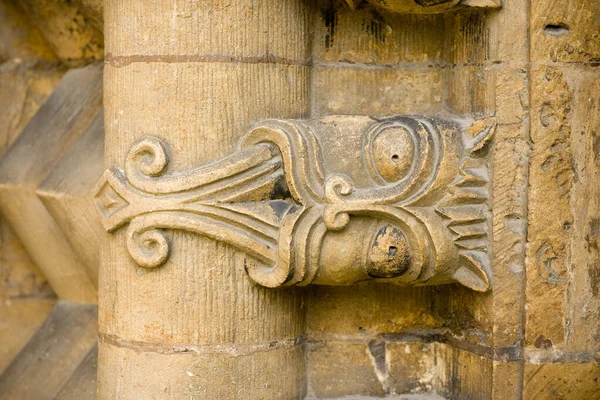 Original Sten Ristningar Runt Den Västra Ytterdörren Lincoln Cathedral Lincoln — Stockfoto