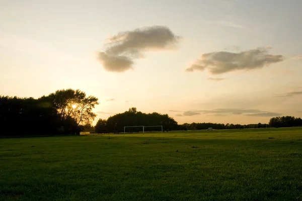 Pohled West Common Lincoln Lincolnshire Velká Británie Srpen 2009 — Stock fotografie