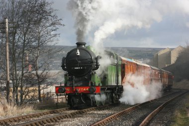 Great Northern Demiryolu N2 Buhar Lokomotifi, Keighley and Worth Valley Demiryolu - 12 Şubat 2010