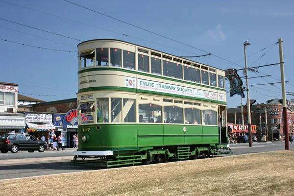 Blackpool Tramvayı No: 147, Blackpool, Lancashire, Birleşik Krallık - 27 Haziran 2010