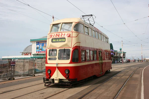 Blackpool Číslo 703 Sunderlandu Číslo 101 1934 Balón Typ Vozu — Stock fotografie