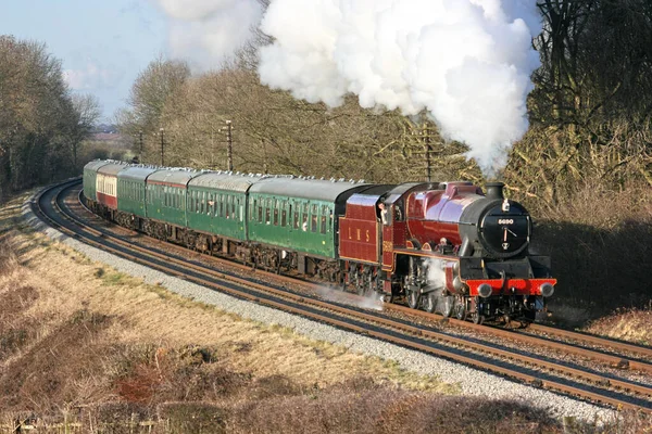 Jubilee Steam Loco 5690 Leander Great Central Railway Heritage Steam — Stock fotografie