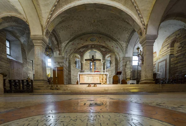 Verona Itália Europa Agosto 2019 Detalhe Igreja Chiesa San Fermo — Fotografia de Stock