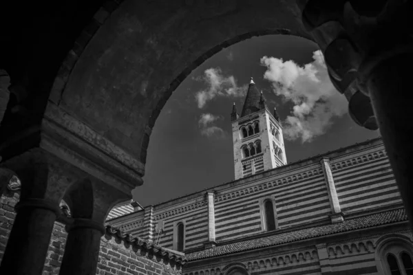 Vérone Italie Europe Août 2019 Une Vue Sur Basilique San — Photo