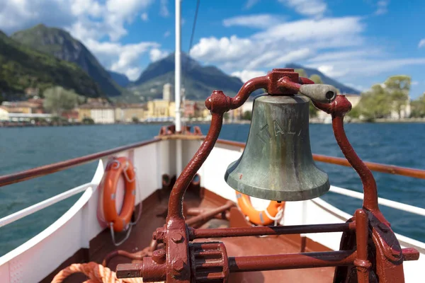 Gardasjön Italien Europa Augusti 2019 Utsikt Över Vintage Paddla Ångfartyg — Stockfoto