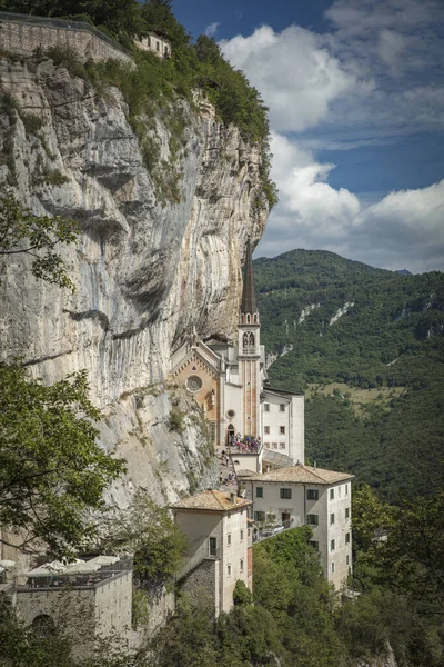 Spiazzi Italia Europa Agosto 2019 Santuario Della Madonna Della Corona — Foto Stock