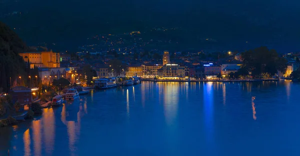 Riva Del Garda Lago Garda Itália Agosto 2019 Vista Lago — Fotografia de Stock