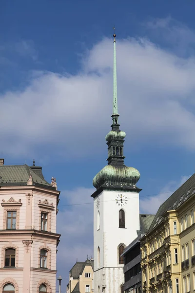 Kościół Jakuba Brno Czechy Europa Lutego 201 — Zdjęcie stockowe