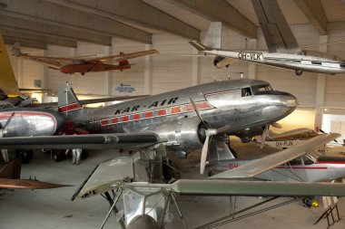 A view of the Finnish Aviation Museum near Helsinki, 16th June 2013 - Helsinki Airport, Helsinki, Finland clipart