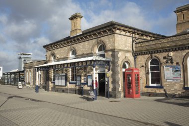 Loughborough İstasyonu, Loughborough, Leicestershire, İngiltere - 1 Şubat 2018