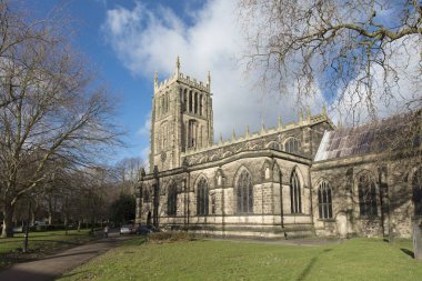 All Saints Kilisesi, Loughborough, Leicestershire, İngiltere - 1 Şubat 2018