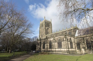 All Saints Kilisesi, Loughborough, Leicestershire, İngiltere - 1 Şubat 2018