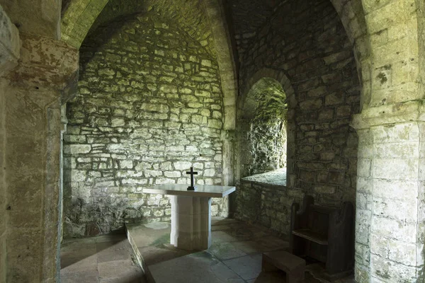Interior Saint All Chapel Dorset Апреля 2018 — стоковое фото