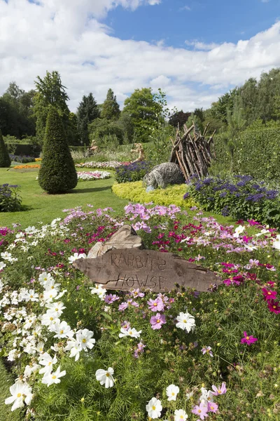Ein Winnie Pooh Themengarten Homestead Park York North Yorkshire Großbritannien — Stockfoto