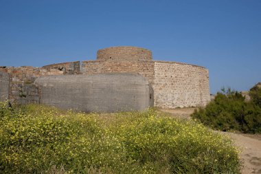 Guernsey, İngiltere - Temmuz 2013, Fort Hommet Sahil Savunma Kalesi