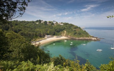 Fermain Körfezi, Guernsey, Channel Adaları, İngiltere - 16 Temmuz 2013