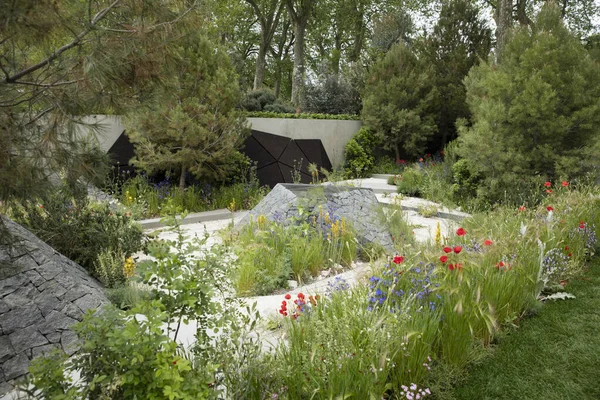 Royal Bank Canada Garden Von Hugo Bugg Auf Der Rhs — Stockfoto