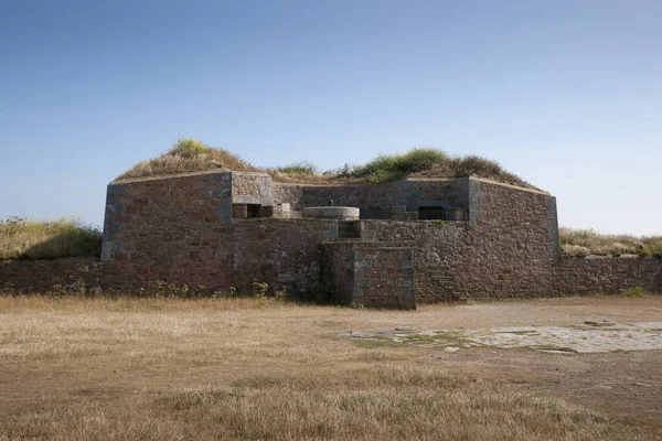 Guernsey Regno Unito Luglio 2013 Fort Hommet Coastal Defence Fortress — Foto Stock