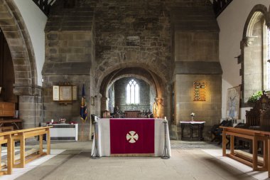 Jarrow, Tyne and Wear, United Kingdon, 28 Kasım 2019, tarihi Saint Pauls Manastırı