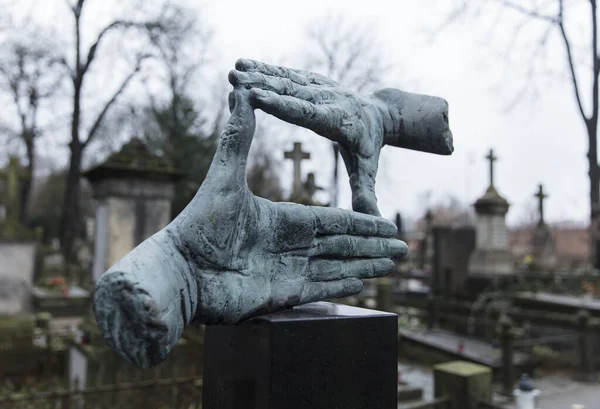 Powazki Cemetery Varsovia Polonia Europa Diciembre 2018 Tumba Del Director — Foto de Stock