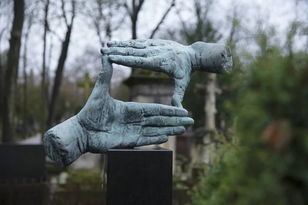 Powazki Cemetery Varsovia Polonia Europa Diciembre 2018 Tumba Del Director — Foto de Stock