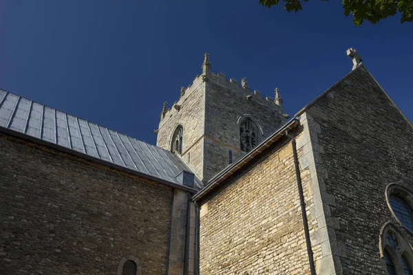 Stow Lincolnshire Velká Británie Červen 2019 Pohled Kostel Stow Minster — Stock fotografie
