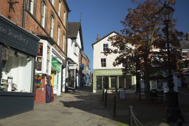 Ashbourne, Derbyshire, İngiltere: Ekim 2018: Victoria Meydanı