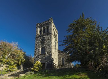 Ashbourne, Derby, Derbyshire, İngiltere: Ekim 2018: Saint John Baptist Kilisesi