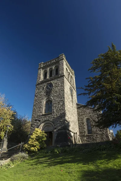 Ashbourne Derby Derbyshire October 2018 Saint John Baptist Church — стокове фото