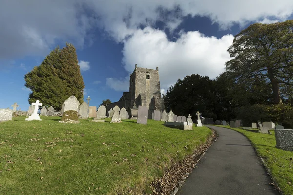 Tissington Derbyshire Royaume Uni Octobre 2018 Marys Church — Photo