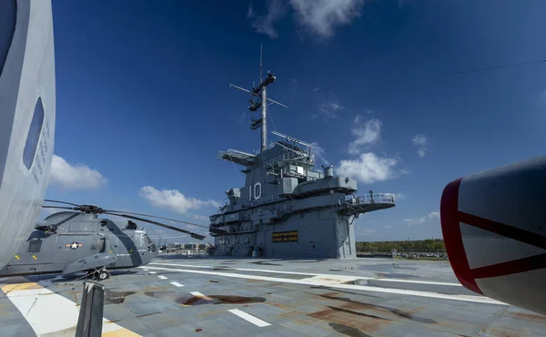 Charleston Carolina Sul Estados Unidos Novemner 2019 Torre Controle Uss — Fotografia de Stock